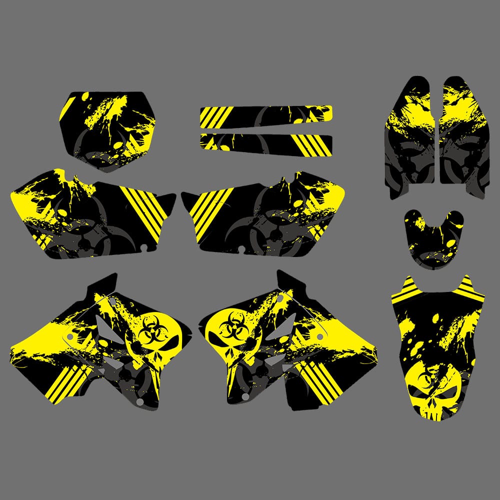 Motocross Full Fairing Graphics Sticker for Suzuki RN125 RM250 01-12