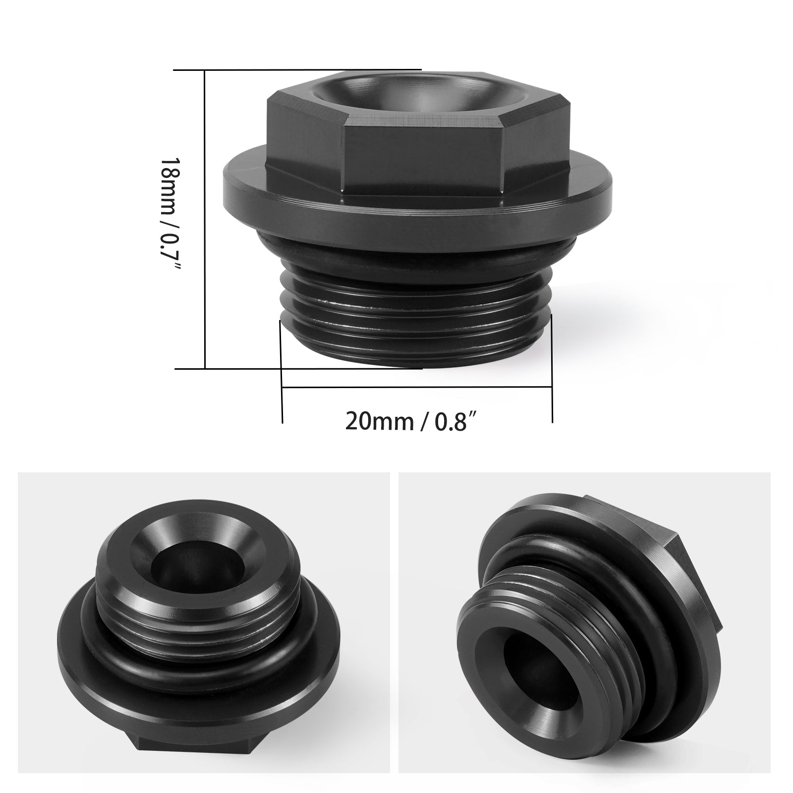 Oil Filler Cap Plug For Suzuki GSX-R750 RM80 / 85 Yamaha XT250X Aprilia