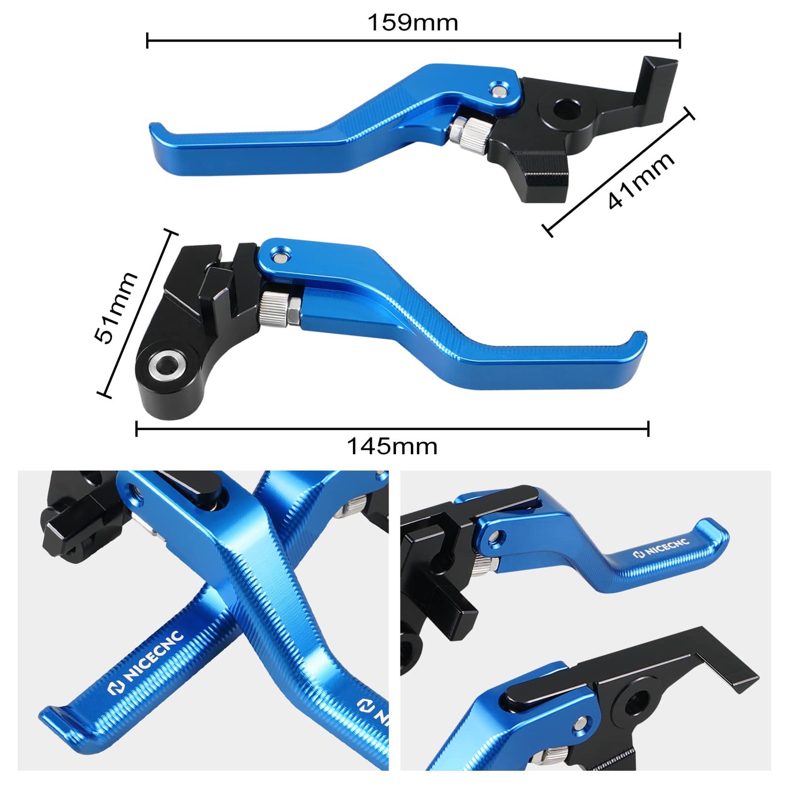 Shorty Brake Clutch Lever for Yamaha Tenere700 / XTZ700 2019-2025 XSR700 2018-2024 MT-07 2018-2020