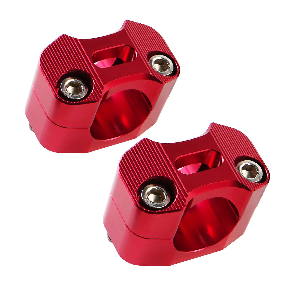 Universal Off-Road Motorcycle ATV Handlebar Mounts 7/8" to 1 1/8" Fat Bar Adapter Kit Riser