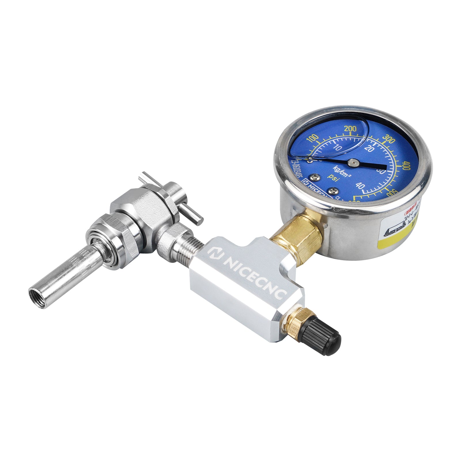 Upgraded 600PSI High Accuracy Nitrogen Filling Tool with Extension Special For Schrader Valve Shock