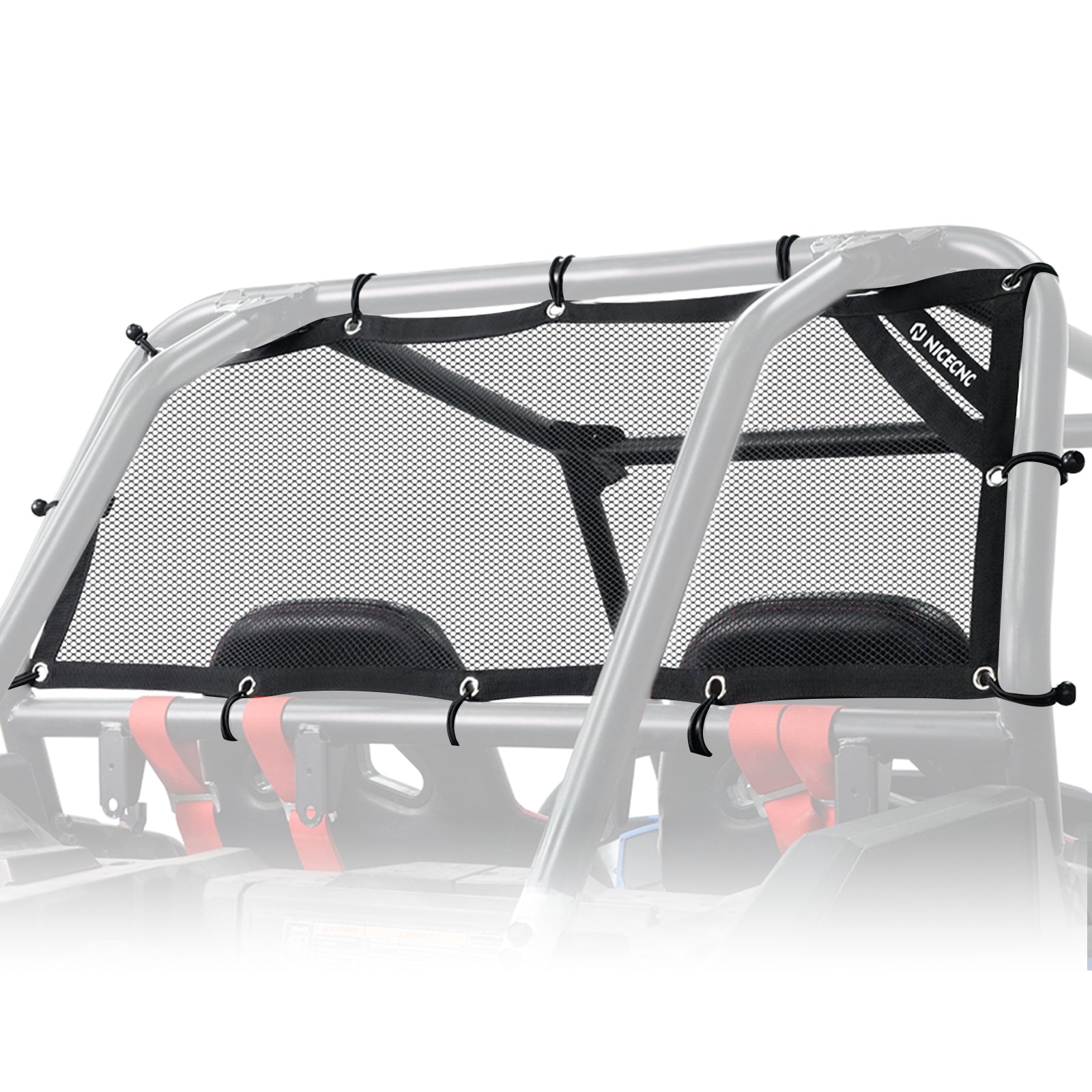 UTV Rear Window Net Soft Mesh Shade Net For Polaris RZR XP 1000 2014-2021