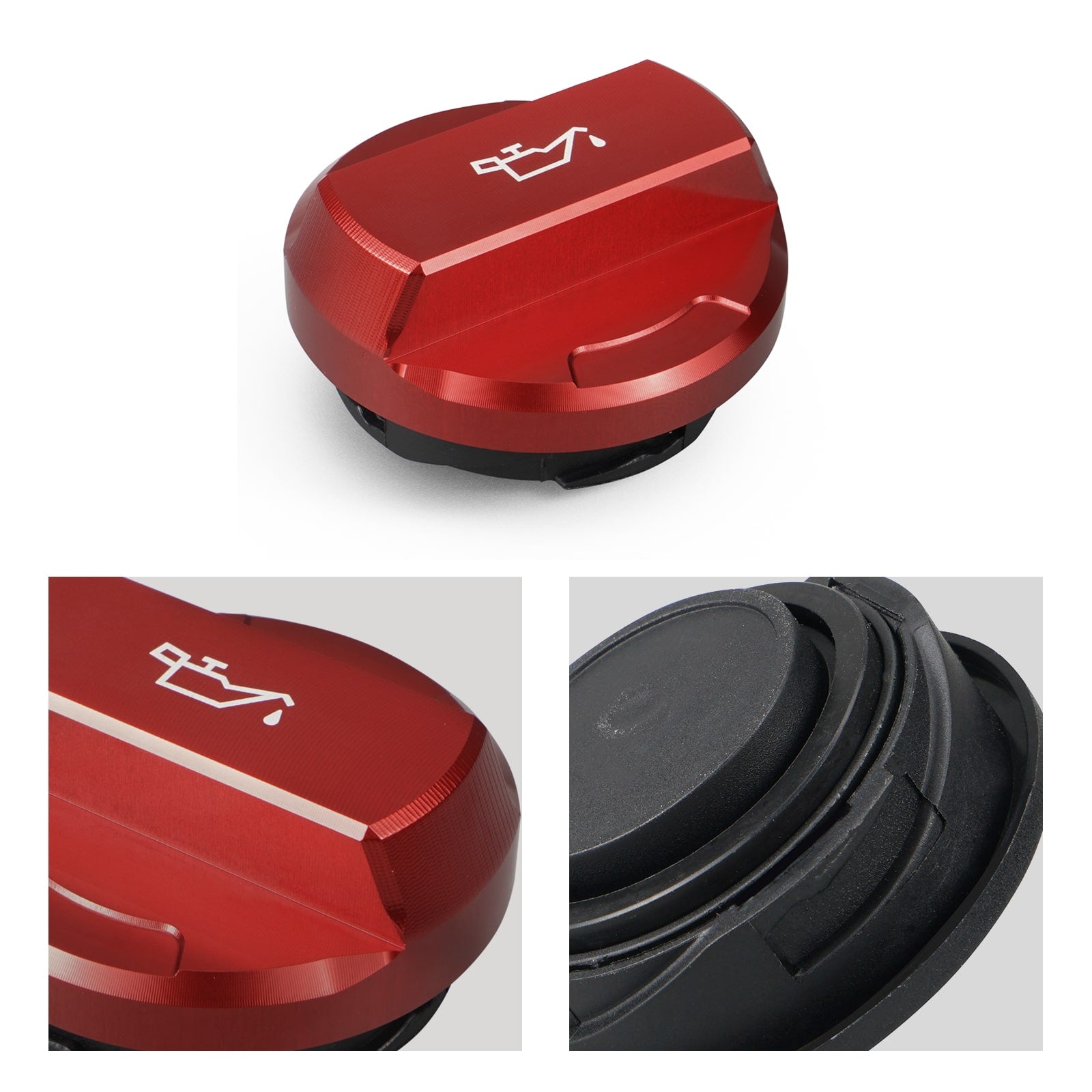 Aluminum Engine Oil Filler Cap for VW Golf Mk7 Passat B8 Audi A3 A4 A5 A6 TT