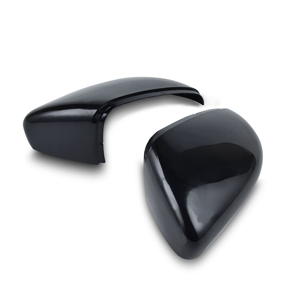 Pair Rear View Mirror Covers Side Wing Mirror Case L&R Fit For VW Golf MK7 Pre-Facelift 15-17