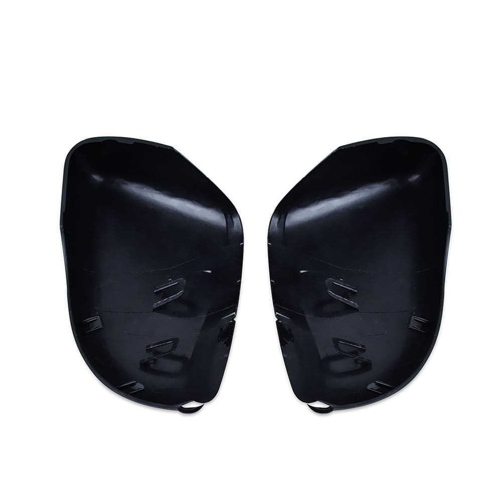 Pair Rear View Mirror Covers Side Wing Mirror Case L&R Fit For VW Golf MK7 Pre-Facelift 15-17