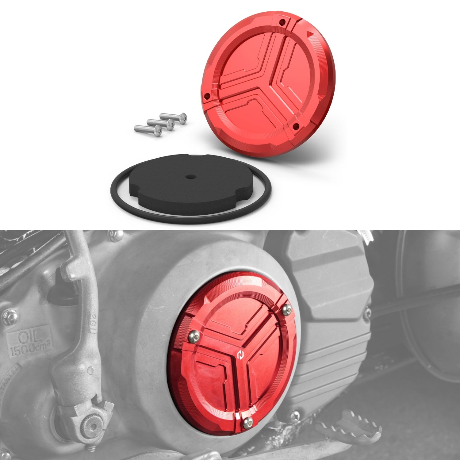 Crankcase Clutch Cover Insert w/Cushioning Pad For Yamaha Banshee 350