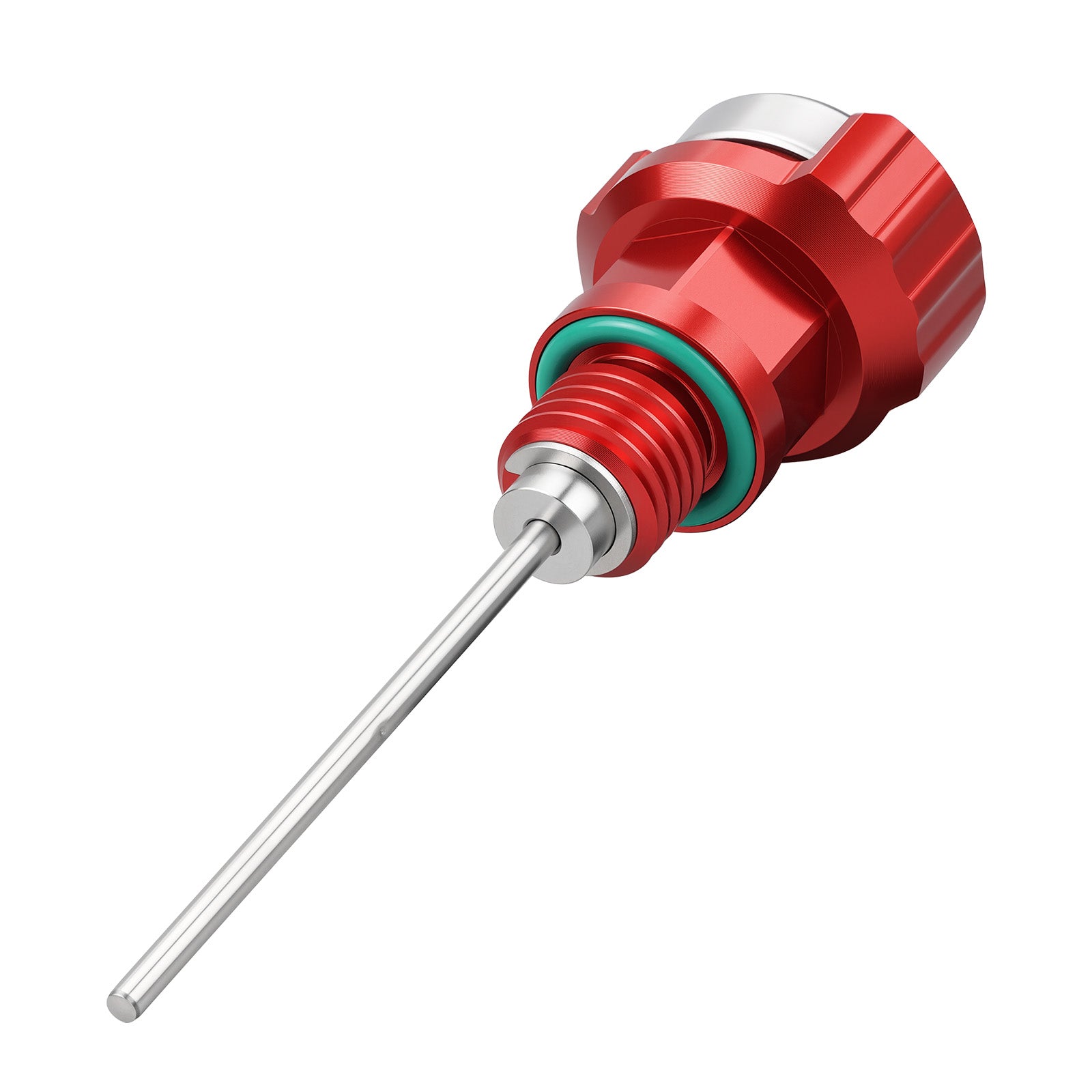 ATV Oil Dipstick Lever Plug w/Rotatable Temp Gauge For Yamaha Banshee 350