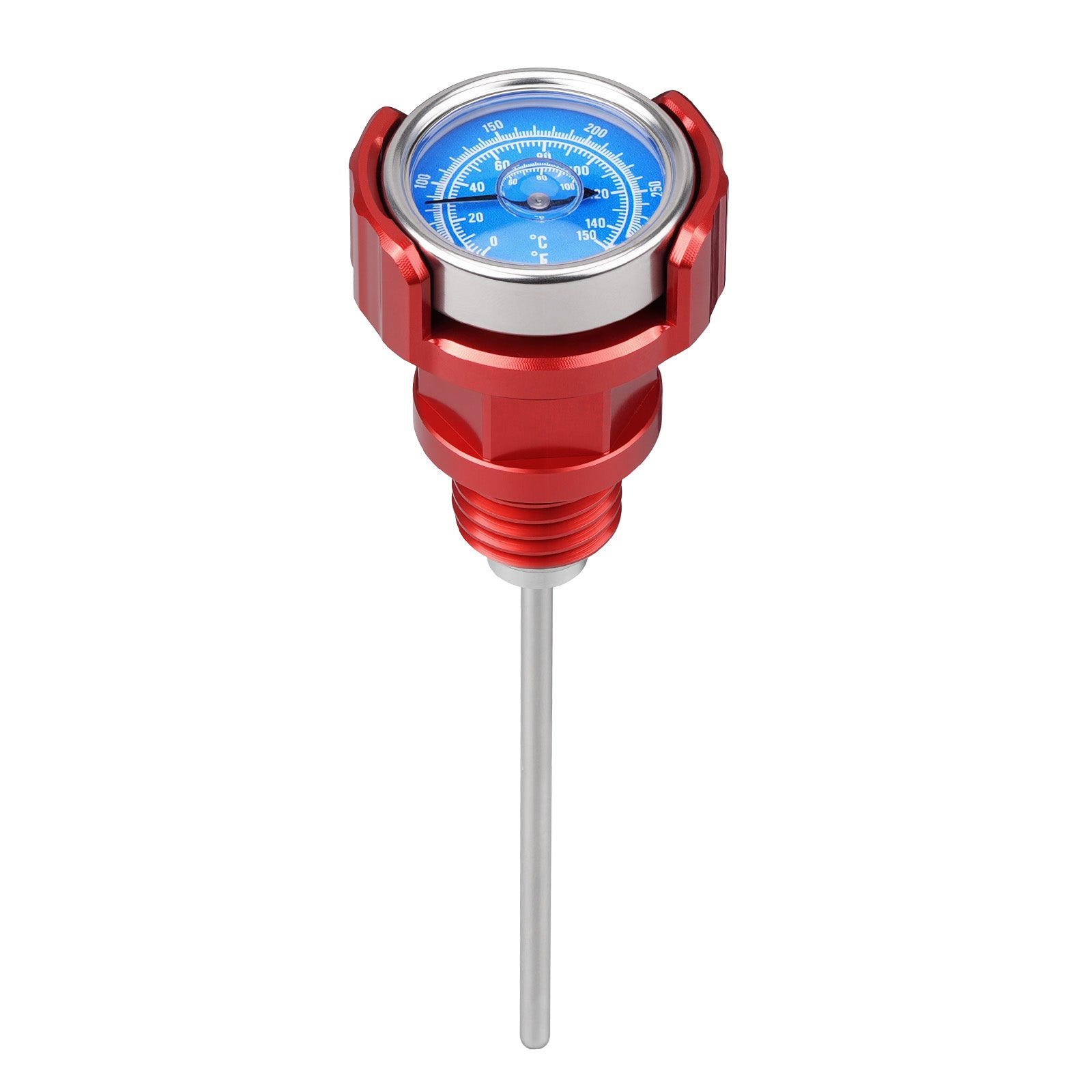 ATV Oil Dipstick Lever Plug w/Rotatable Temp Gauge For Yamaha Banshee 350