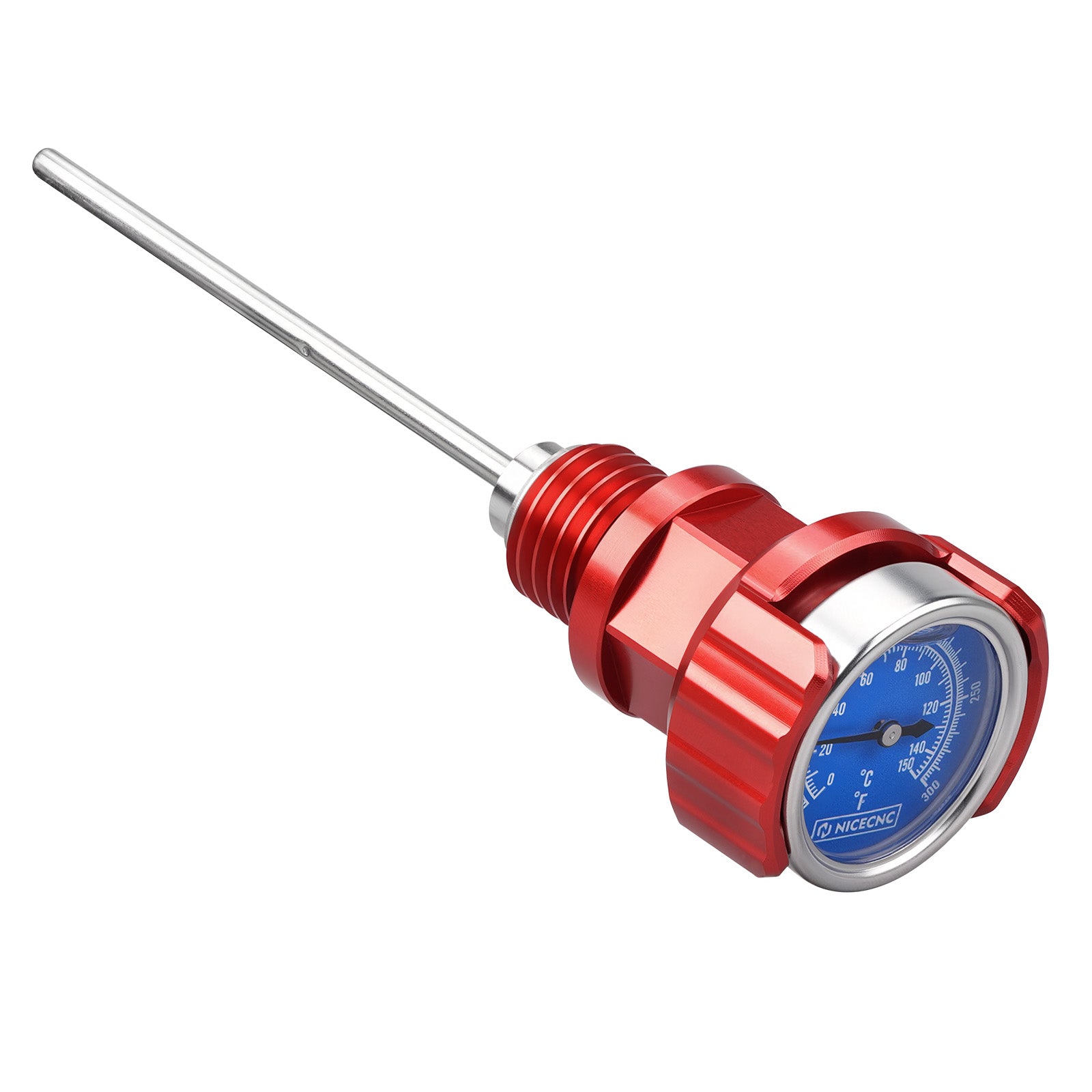 ATV Oil Dipstick Lever Plug w/Rotatable Temp Gauge For Yamaha Banshee 350