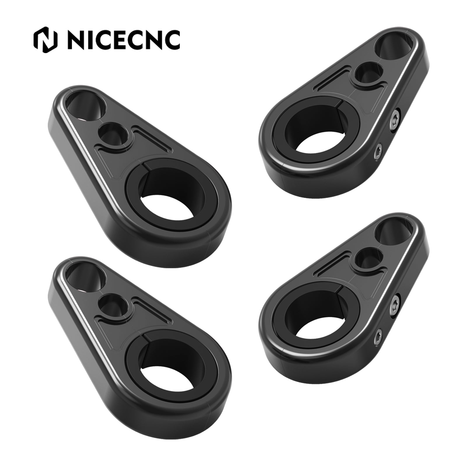 NICECNC Para Polaris RZR XP 1000 2014-2015 0,6"-1" 25mm Braço A Braço da Linha de Freio 2 PCS