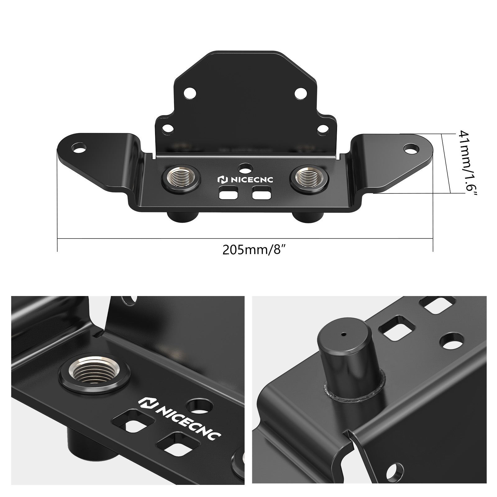 Gas Tank CDI Voltage Regulator Key Relocation Bracket For Yamaha Banshee 350