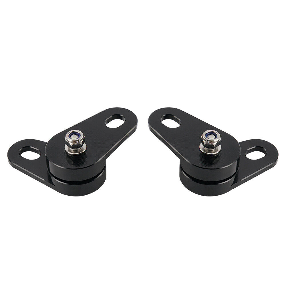 Pair ATV Muffler Exhaust Pipe Silencer Hanger Mounts Brackets For Yamaha Banshee 350