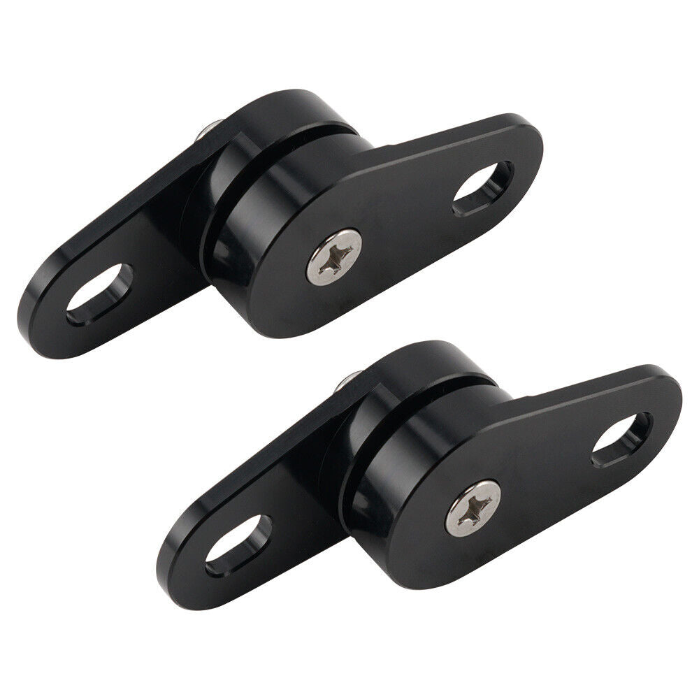 Pair ATV Muffler Exhaust Pipe Silencer Hanger Mounts Brackets For Yamaha Banshee 350