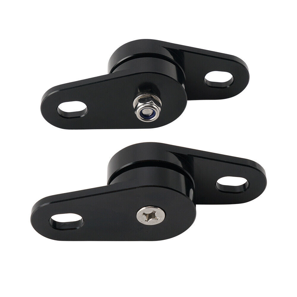 Pair ATV Muffler Exhaust Pipe Silencer Hanger Mounts Brackets For Yamaha Banshee 350