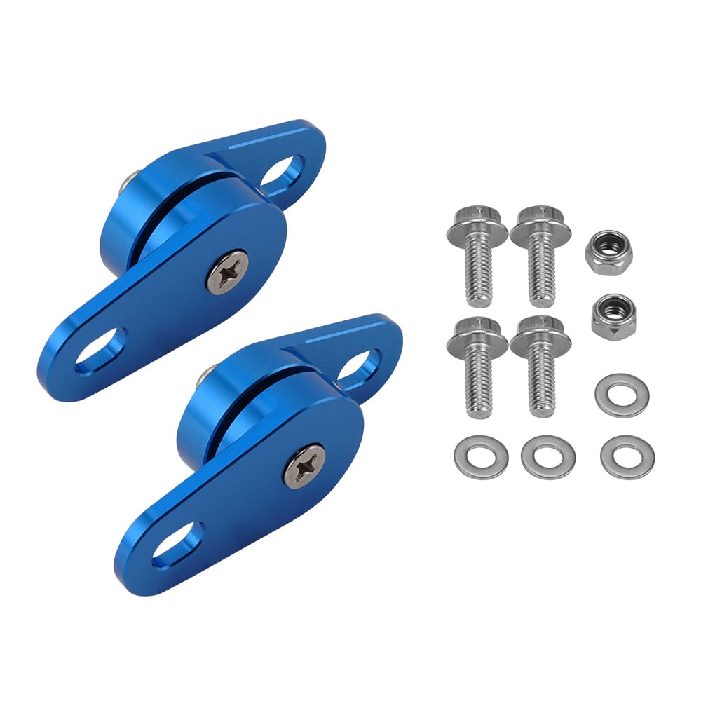 Pair ATV Muffler Exhaust Pipe Silencer Hanger Mounts Brackets For Yamaha Banshee 350