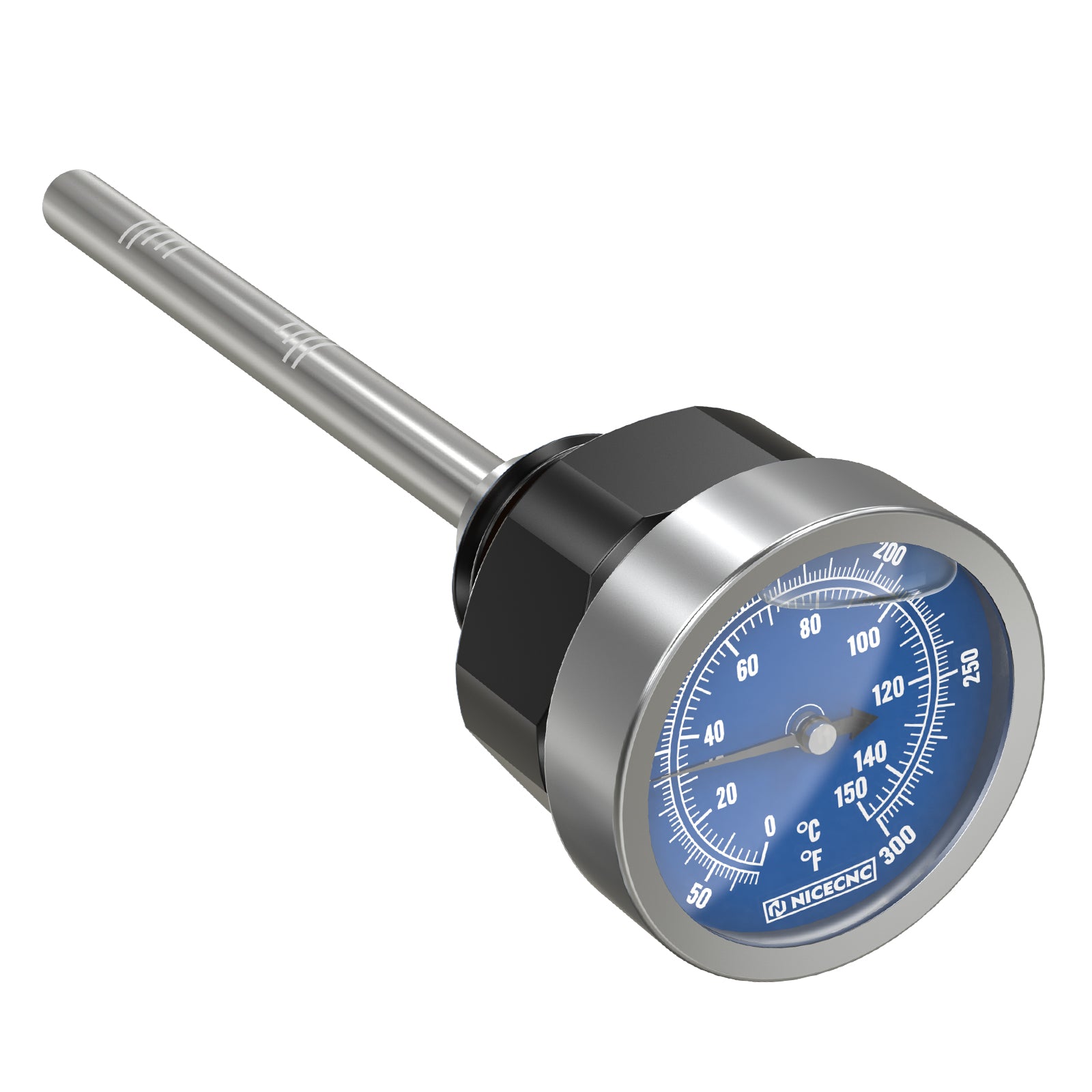 ATV Engine Oil Dipstick w/Temperature Gauge For Yamaha Raptor 700 700R 660R YFZ450