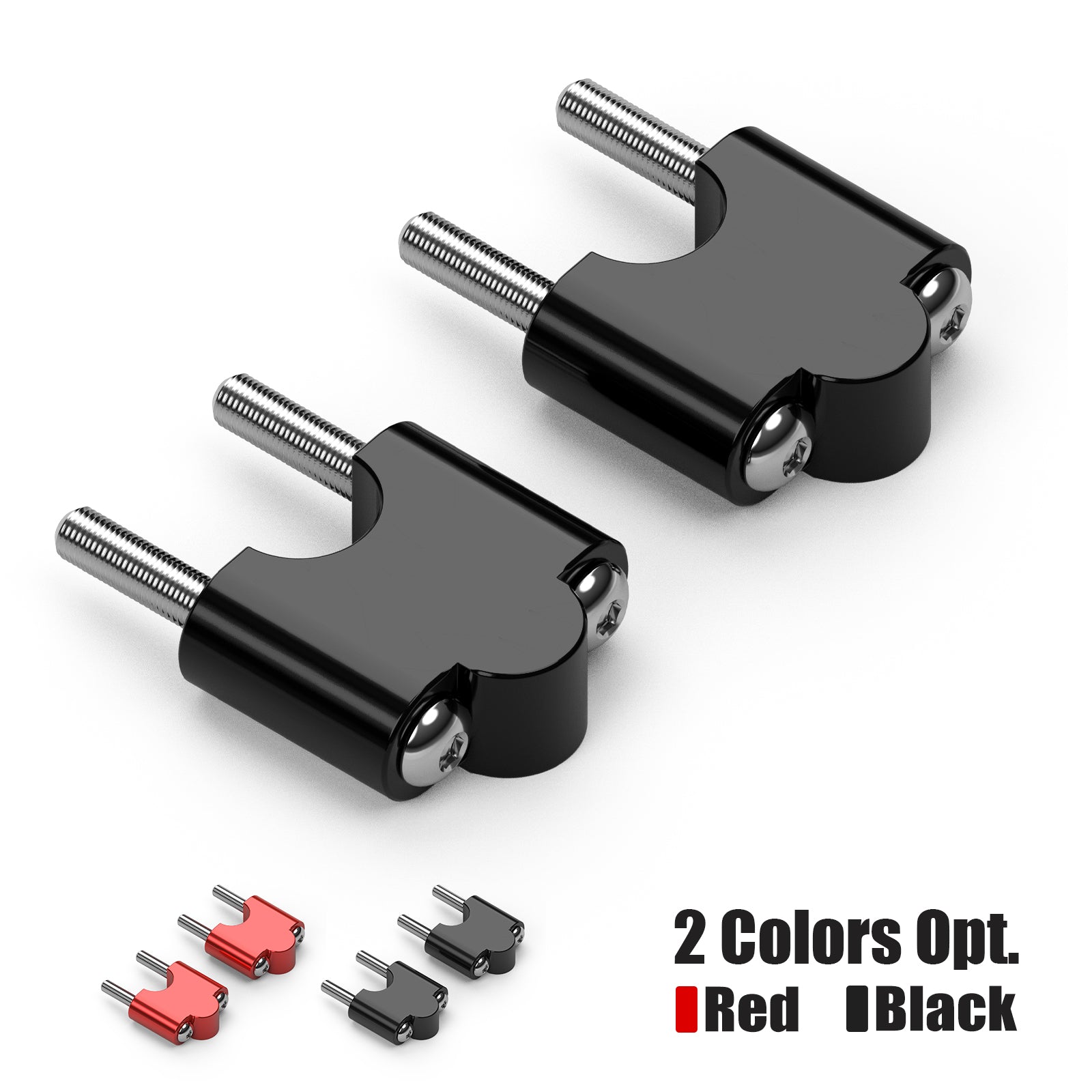 ATV Handle Bar Clamps Mount Risers 1.5" For Yamaha Raptor 700 R 2013-2026