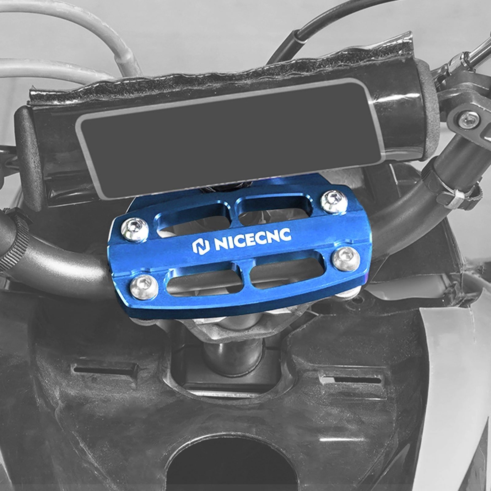 ATV Handlebar Mounting Clamp w/Key Guard For Yamaha Raptor 700 700R 2006-2026