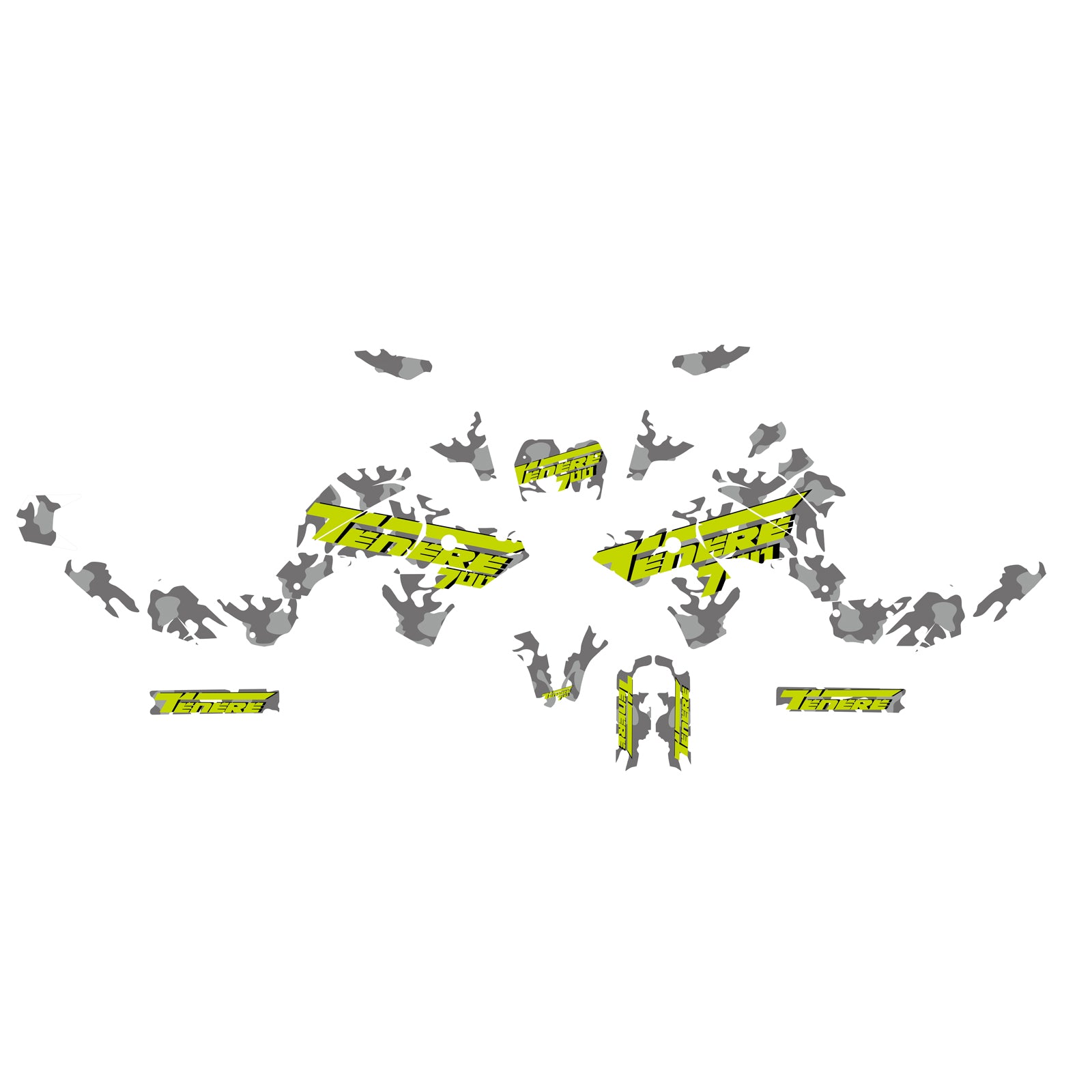 New Decals Stickers Graphics Kits For Yamaha Tenere 700 2019-2023