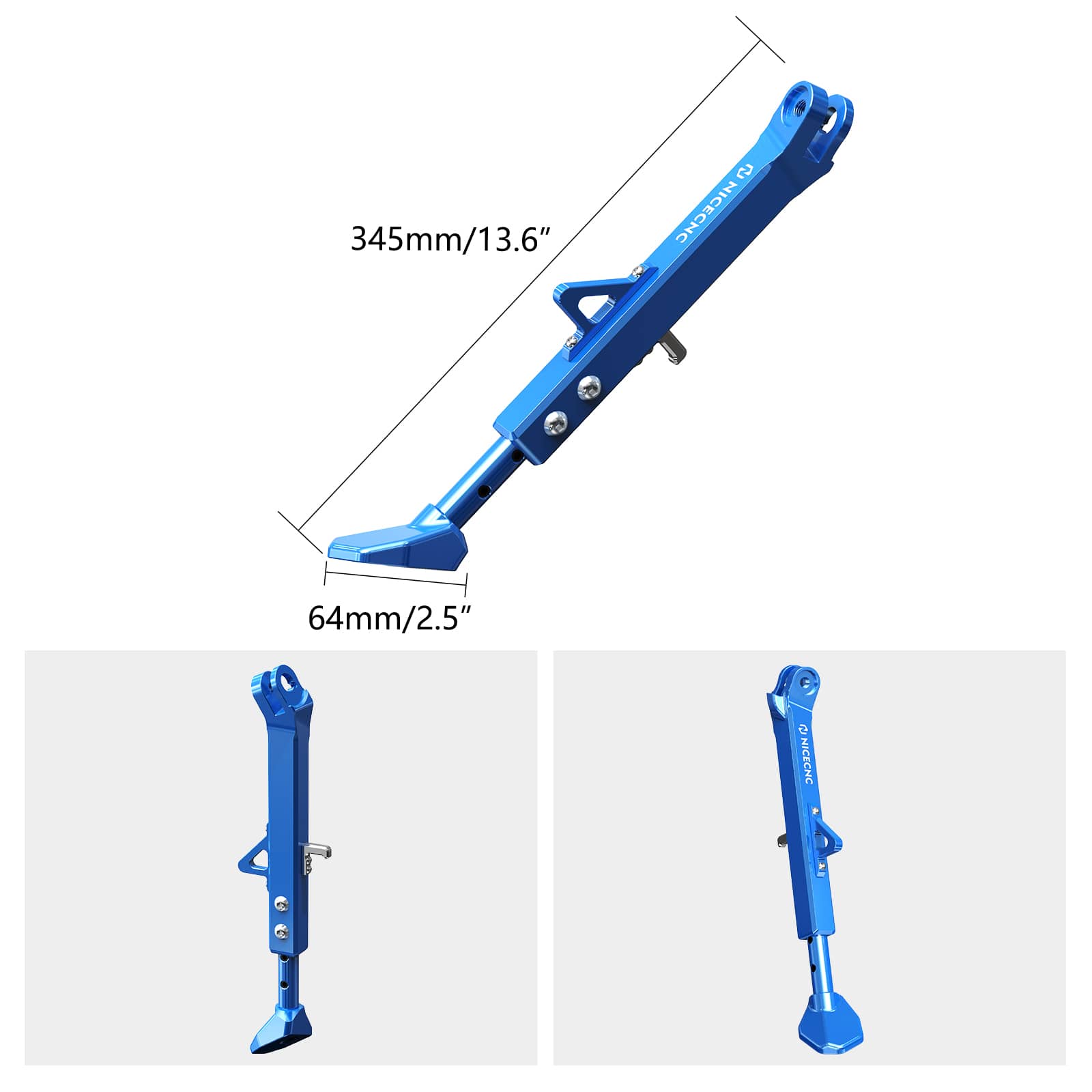 Adjustable Side Stand Kickstand for Yamaha Tenere 700 / XTZ700 2019-2024 Rally Edition 2020-2024