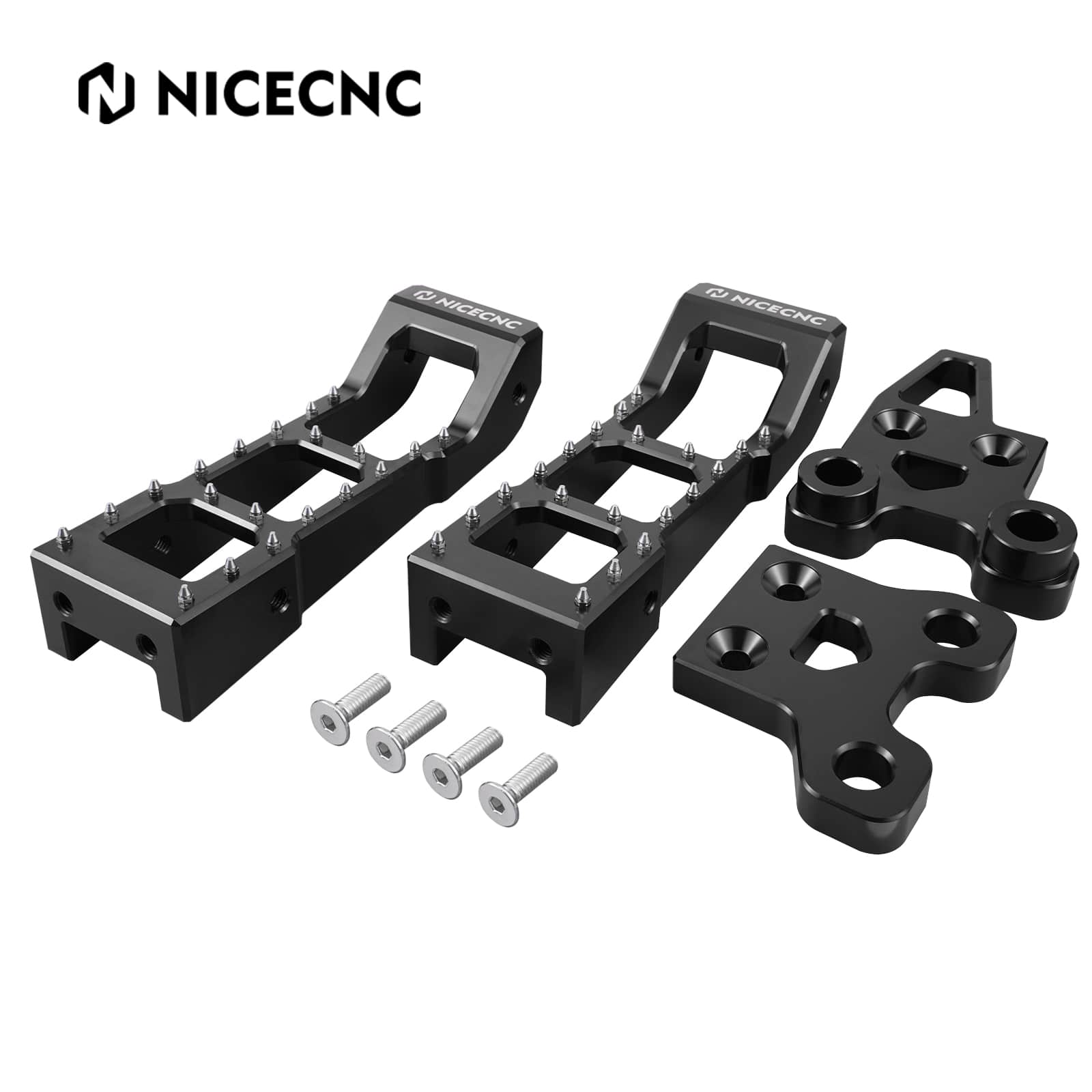 ATV Left + Right Footpegs Foot Rest Pedals Assy For Yamaha YFZ450R