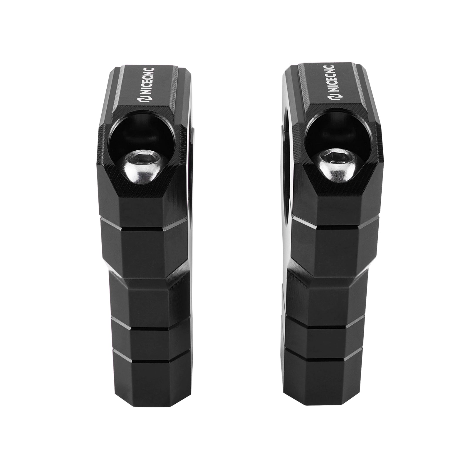 ATV Adjustable 25mm Handlebar Risers Clamps For Yamaha YFZ450R 2009-2024