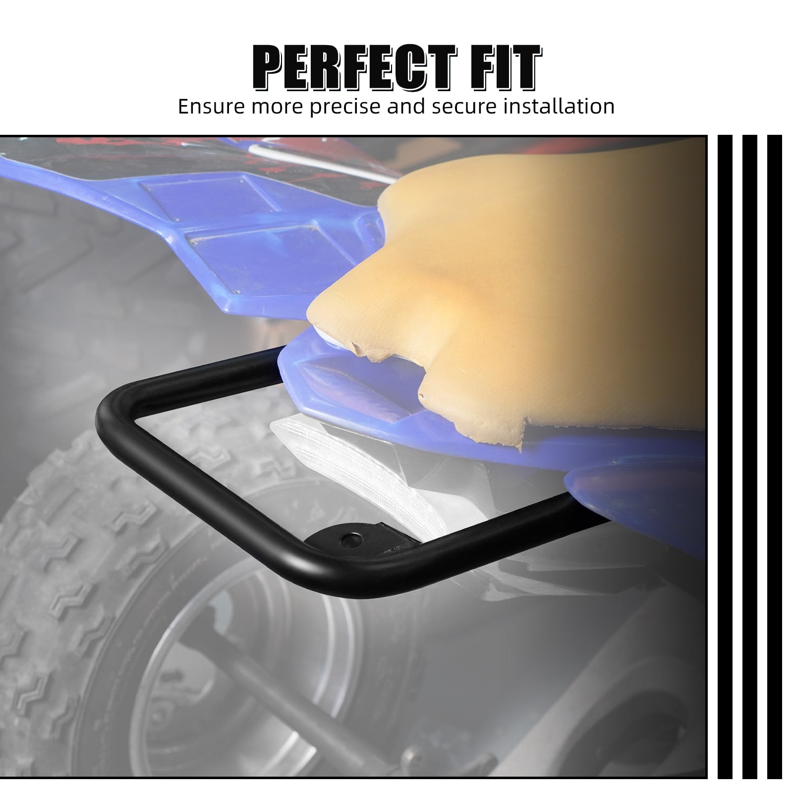ATV Front Bumper Cover Guard w/ Mounting Kit For Yamaha YFZ450R YFZ450X
