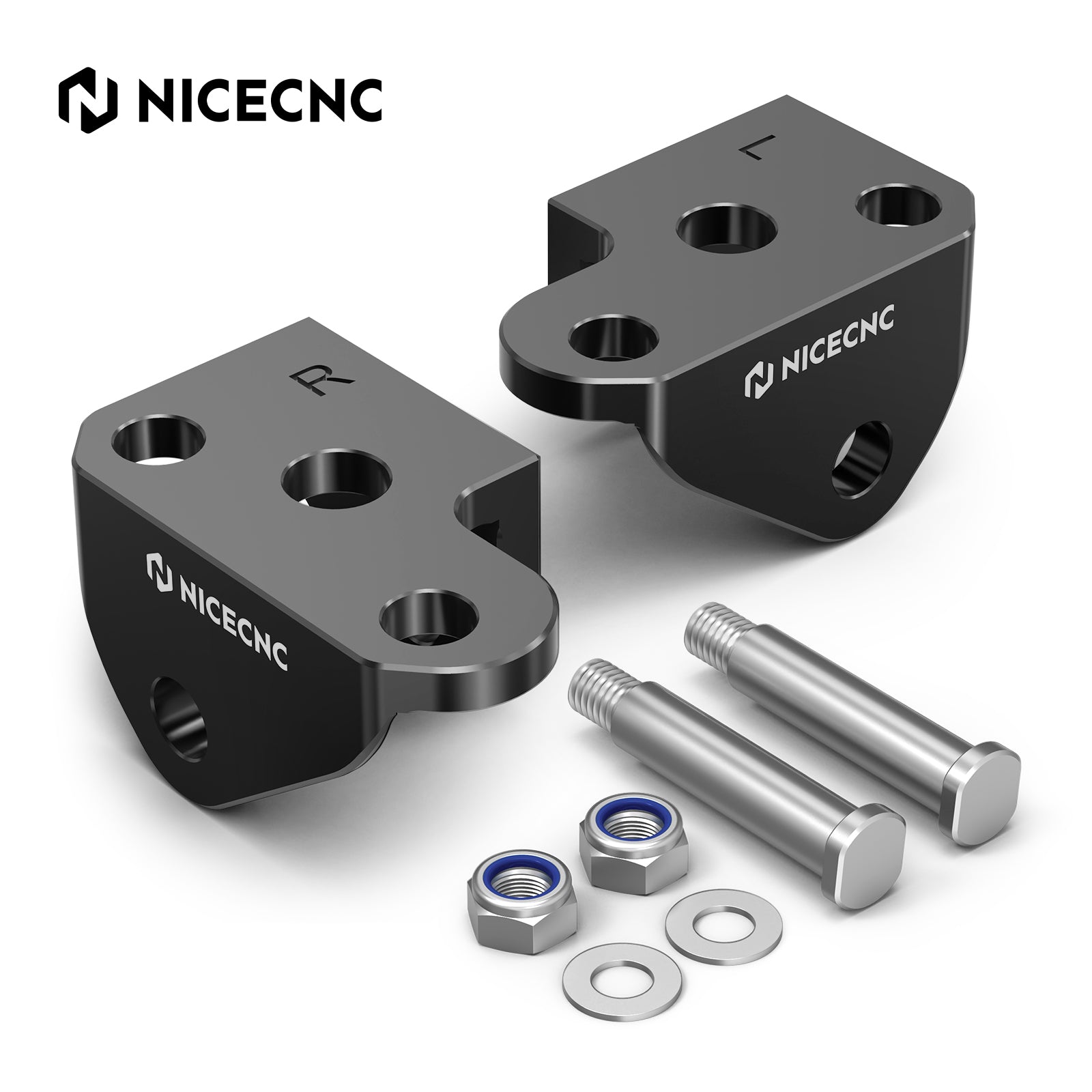 Foot Peg Offset Lowering Mount Brackets For Yamaha YZ250F 24-26 YZ450F 23-26