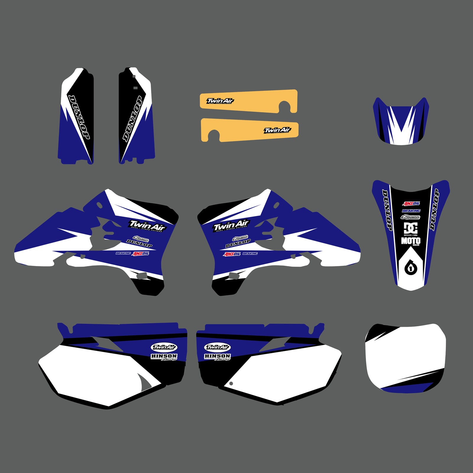 Motorcycle Team Graphic Decals Sticker Kit For YAMAHA YZF250/YZF450 2003-2005