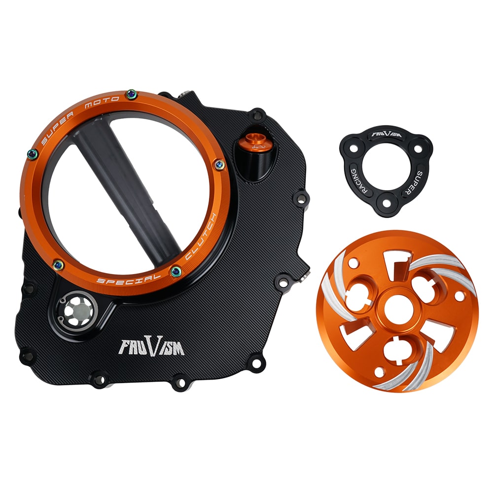 CNC Engine Clutch Cover Protector Kit For KTM Duke/RC390