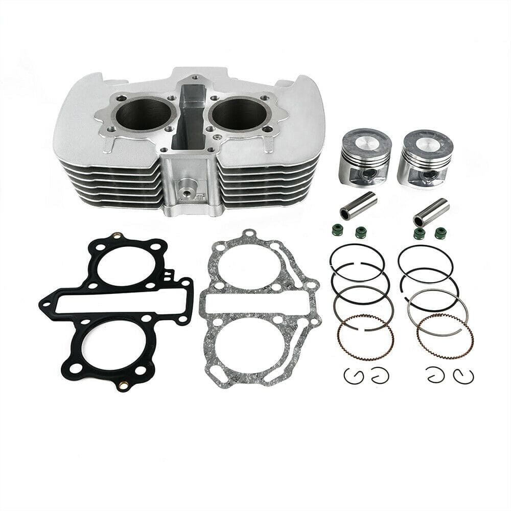 Engine Cylinder Assembly W/Pistons Gaskets for Honda Rebel 250 CMX250C