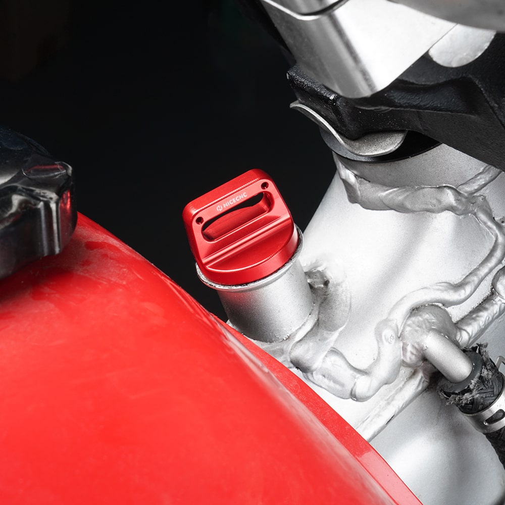 Red Engine Oil Dipstick Stick Plug For Honda XR650L 1993-2024 XR600R 1983-2000