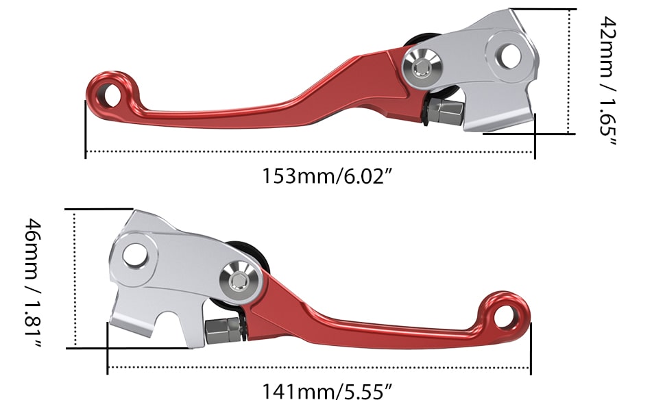 Folding Clutch Lever Brake Lever Set For BRAKETEC Husqvarna TE/FE 125-501 GAS GAS EC/EC F