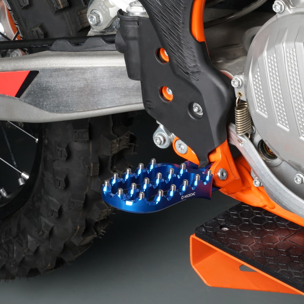 Wide Forged Foot Pegs for KTM 350 500 EXCF 2017-2023