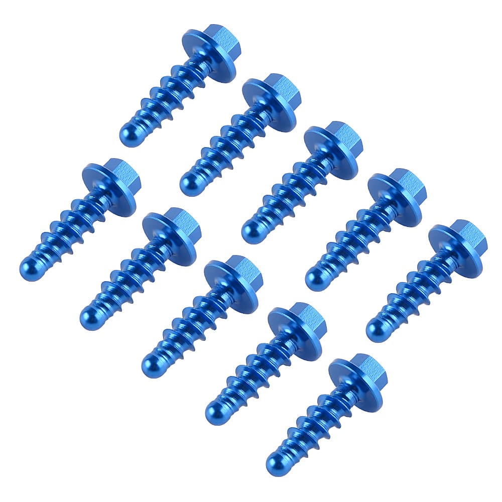 10PCS CNC Fairing Bolts Motorcycle Tapping Screw