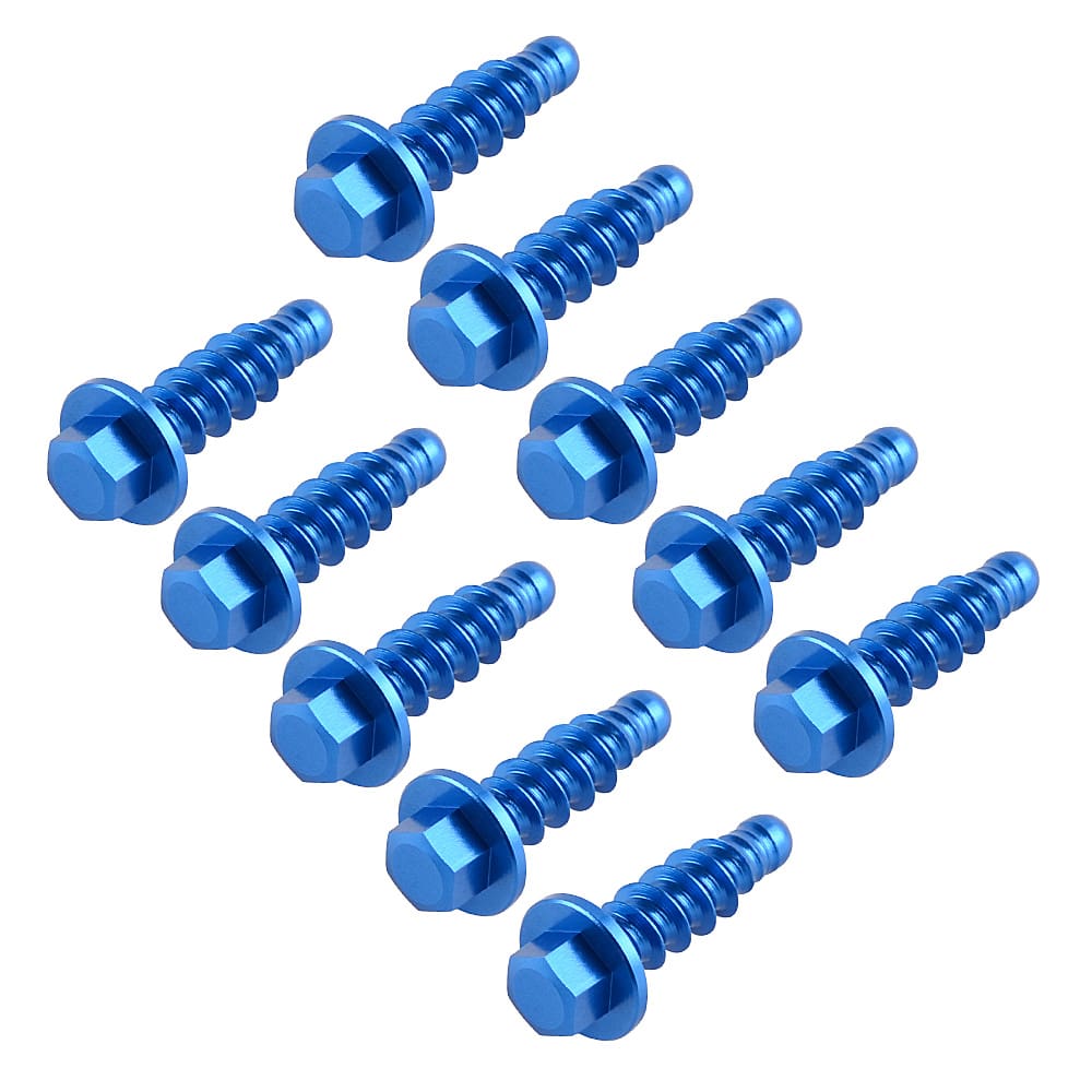 10PCS CNC Fairing Bolts Motorcycle Tapping Screw