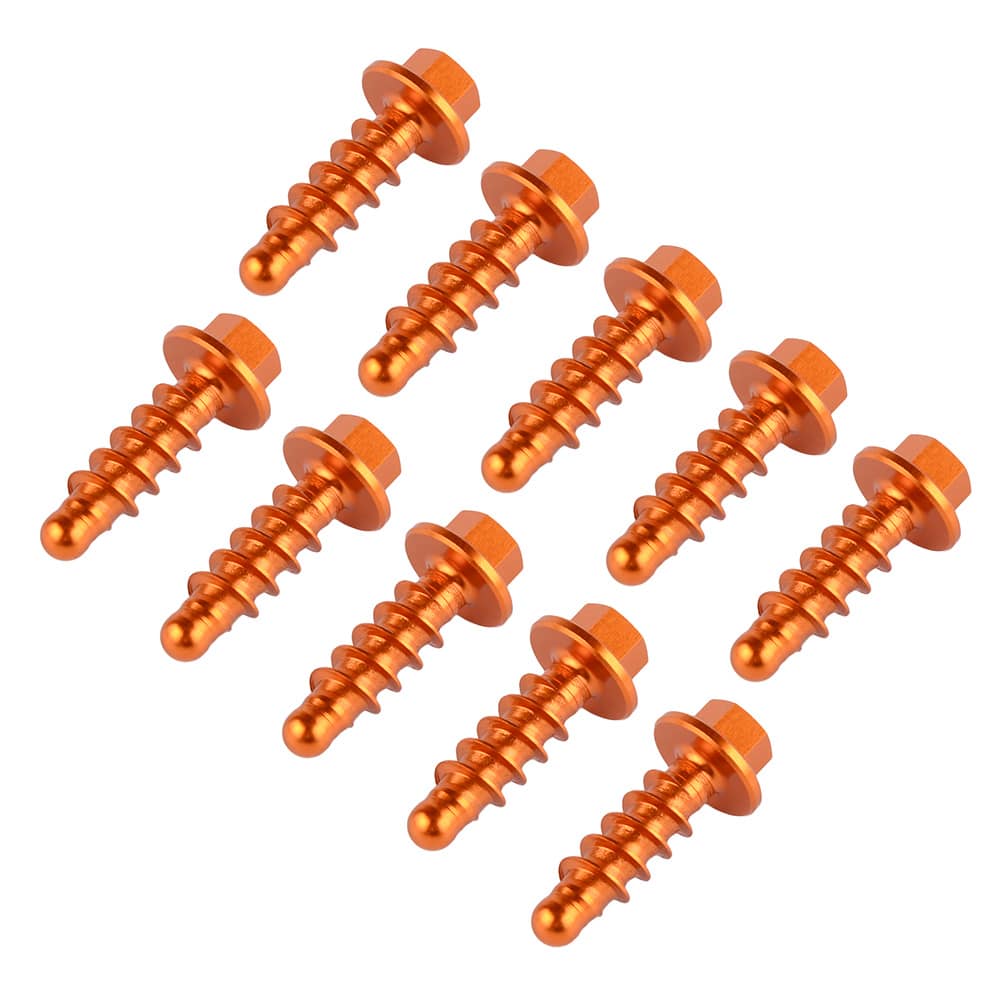 10PCS CNC Fairing Bolts Motorcycle Tapping Screw