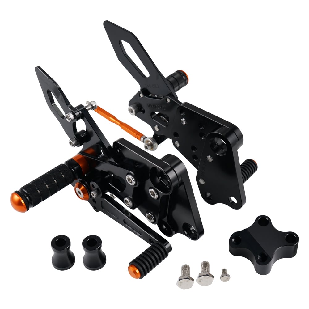 Adjustable Rearset Foot Pegs Boards For KTM Duke 390 18-23