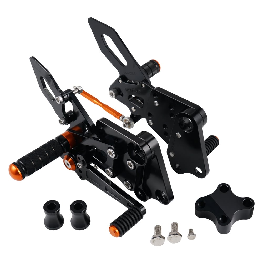 Adjustable Rearset Foot Pegs Boards For KTM Duke 390