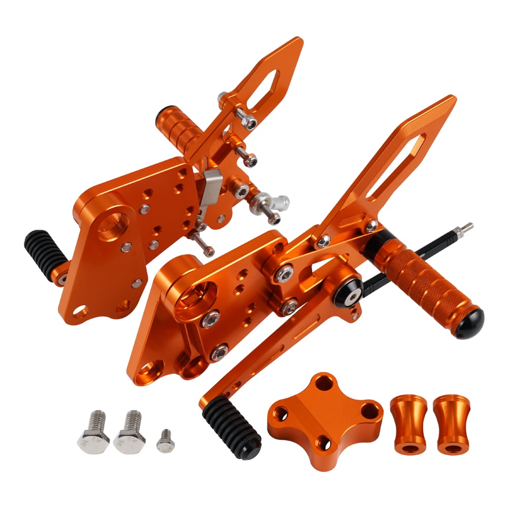 Adjustable Rearset Foot Pegs Boards For KTM Duke 390