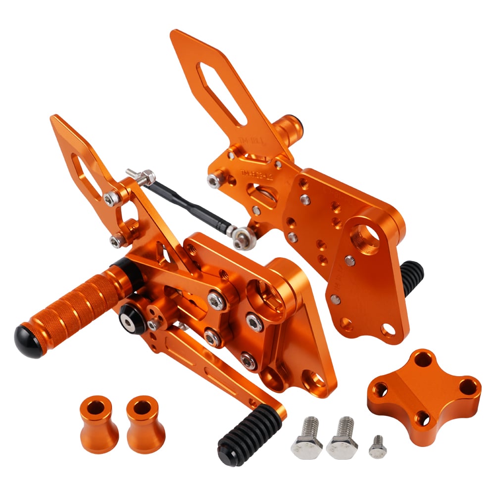 Adjustable Rearset Foot Pegs Boards For KTM Duke 390