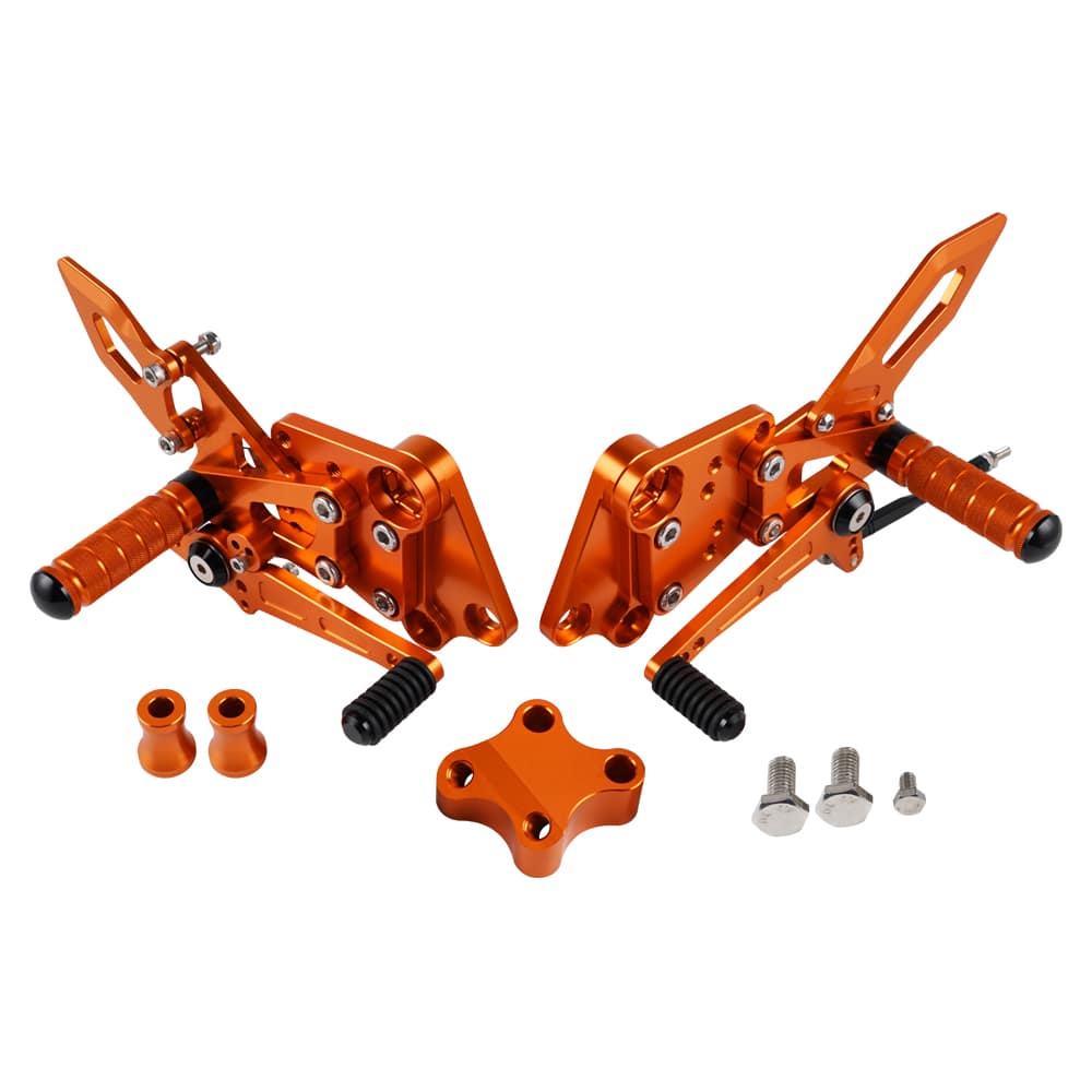 Adjustable Rearset Foot Pegs Boards For KTM Duke 390