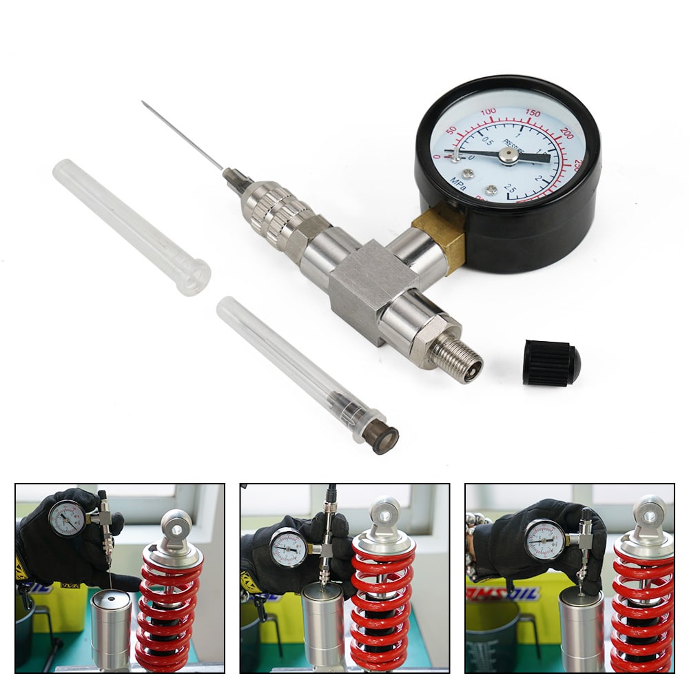 350 PSI Shock Nitrogen Needle Fill Tool For Universal Motorcycles ATV UTV Polaris RZR  Can Am