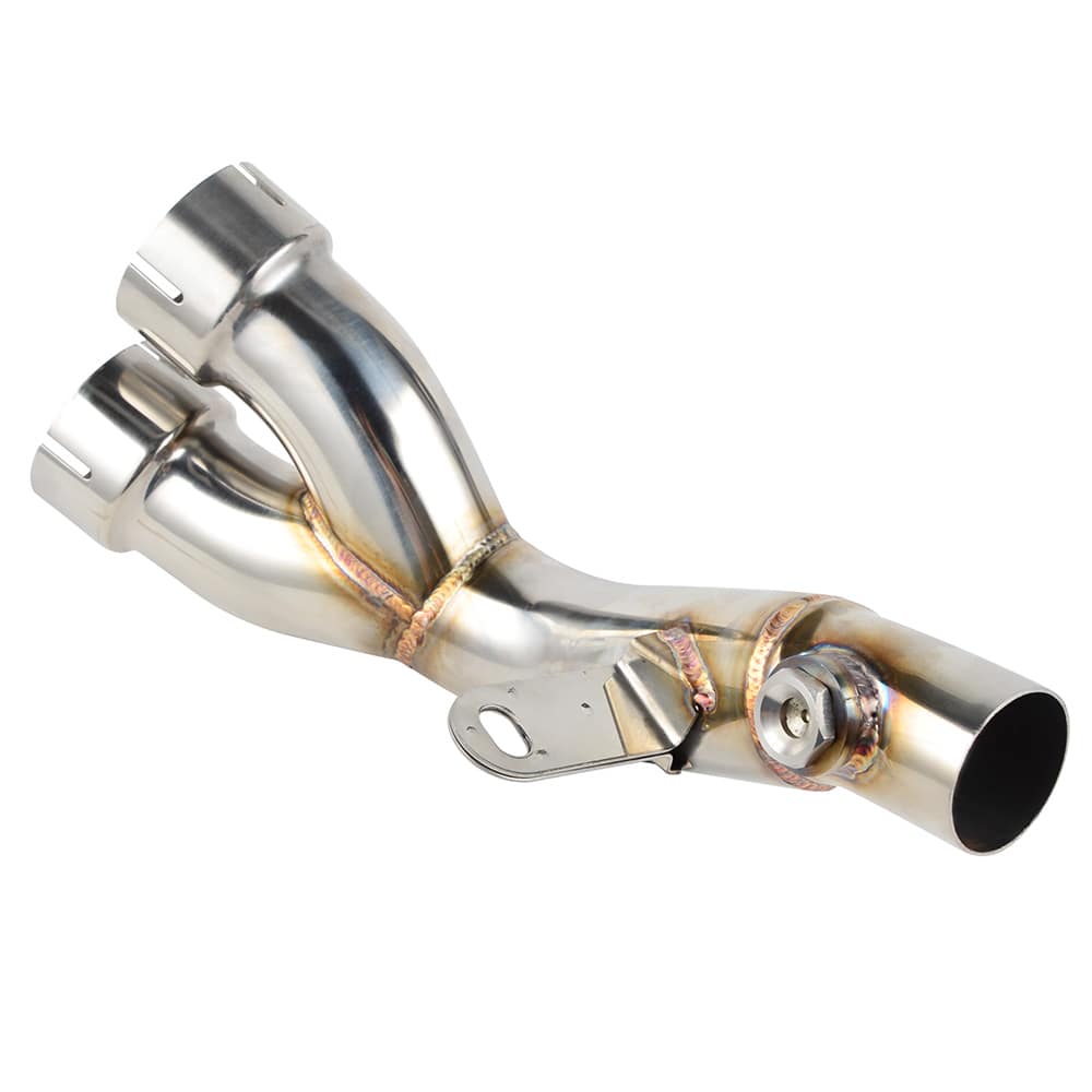 Exhaust Muffler Pipe Y Tip Mid Link For Yamaha YZF-R6 2006-2018 2019 2020