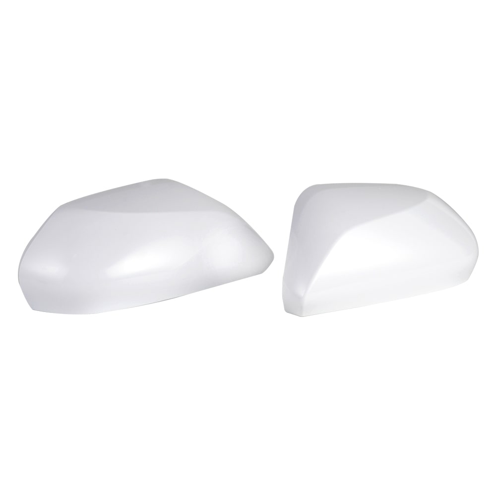 Rear View Mirror Cover Cap Replacement Glossy White For Toyota Camry 2018-2020