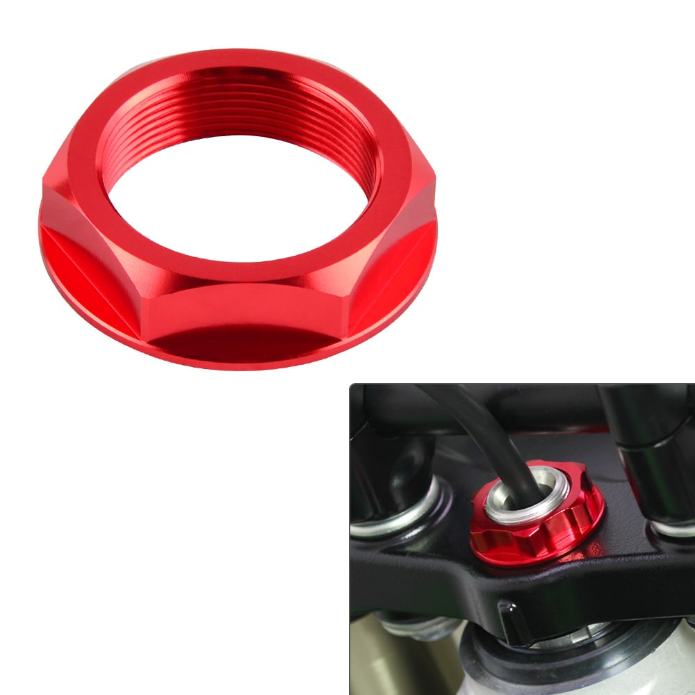 CNC Steering Stem Nut Bolt For Honda & Husqvarna Models