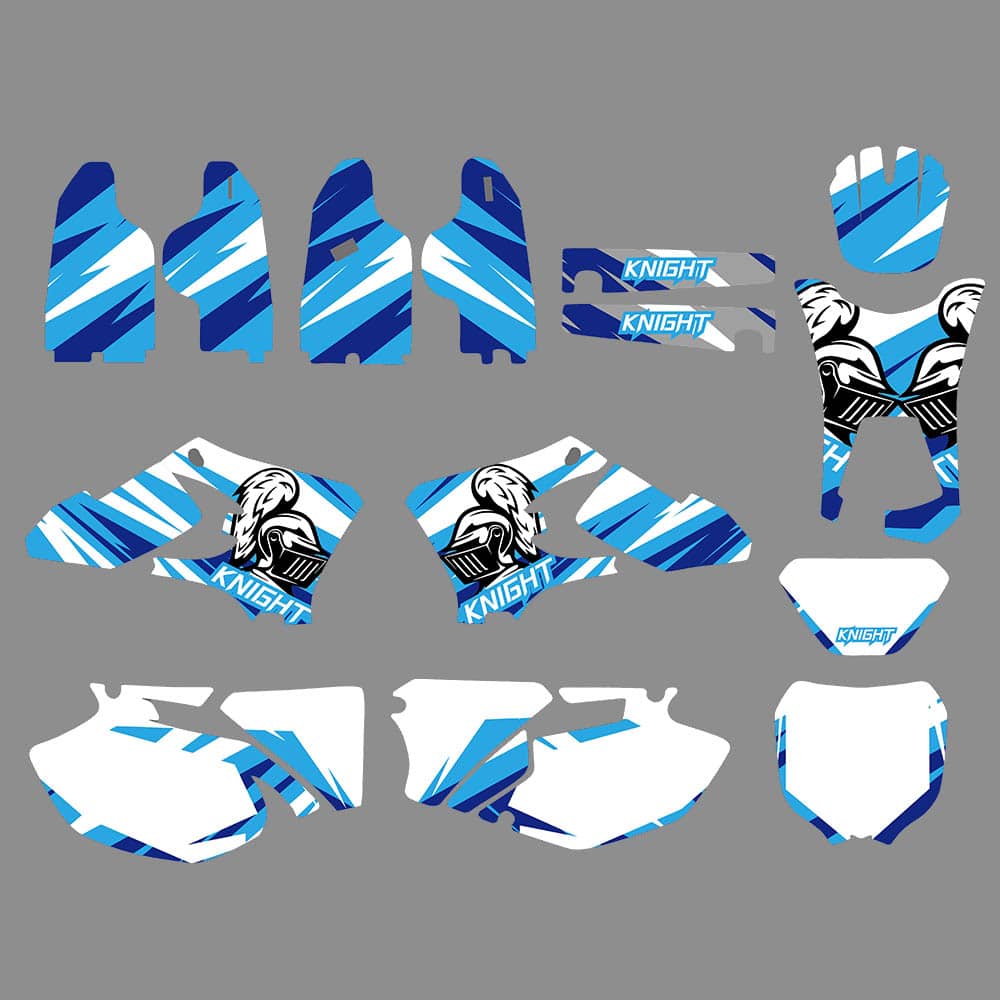 New Team Backgrounds DecalsStickers For Yamaha WR250F/WR450F 2005-2006