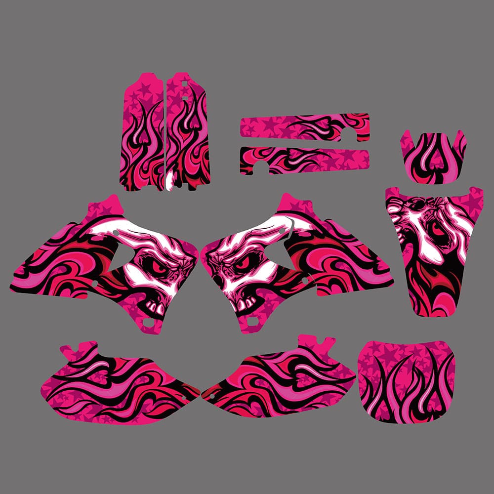 Graphics Background Decal Sticker for YAMAHA YZ250F YZ400F YZ426F 1999-2002