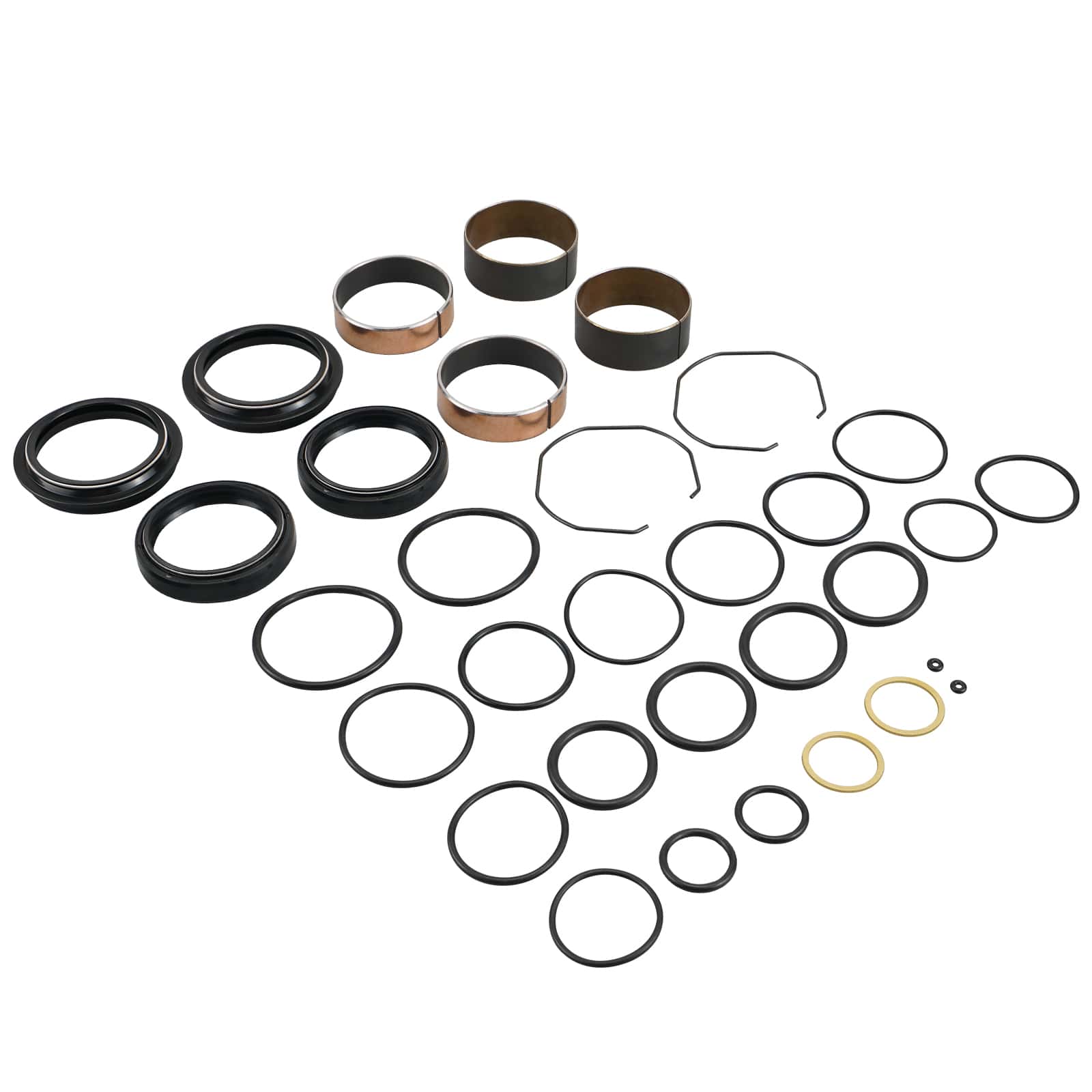 Fork Oil Seals Dust Seals Fork Slider Bushings for Yamaha YZ250 2015-2021